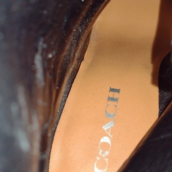Coach Jemma Booties  size 9 black heel - Picture 15 of 16